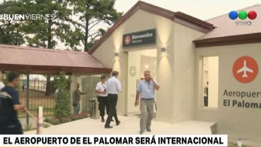 Desde noviembre el aeropuerto de El Palomar será internacional