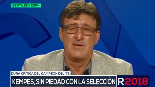 Kempes, sin piedad con la Selección