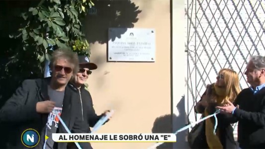 Insólito: pusieron una placa en homenaje a Soda Stereo y escribieron mal el nombre