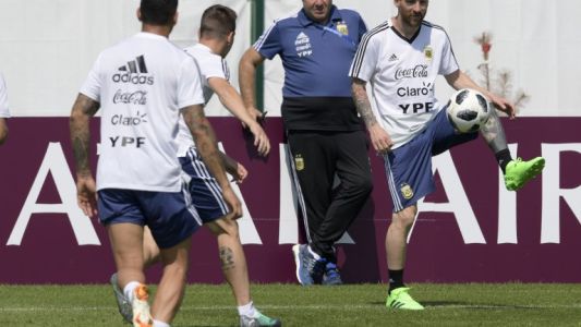 Argentina se entrena pensando en el choque decisivo con Nigeria