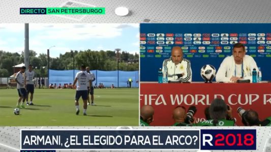 Armani: "Si llega la oportunidad de debutar, estoy preparado"