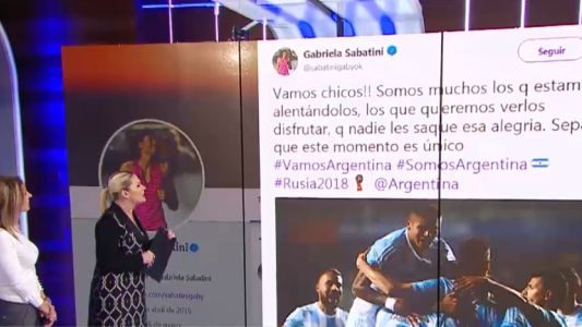 Los famosos alientan a la selección argentina