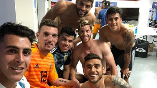 “Nunca dejamos de creer”: el festejo de los jugadores en el vestuario