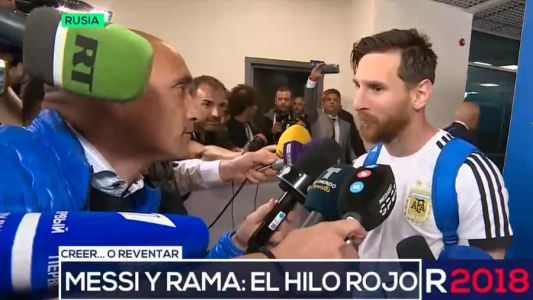 “El hilo rojo”: el amuleto de la suerte que usó Messi en el partido