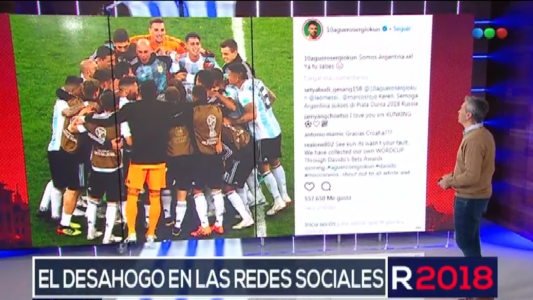 Los jugadores festejaron también en las redes sociales