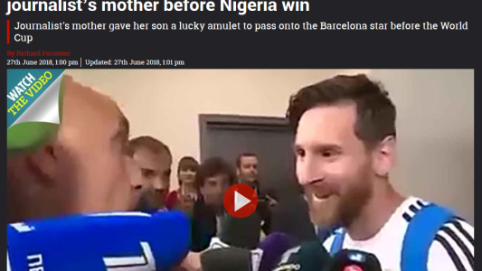 "El hilo rojo" de Messi y Rama, en los medios del mundo