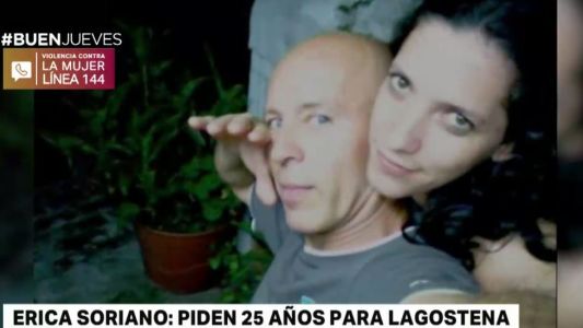 Caso Erica Soriano: piden 25 años para Lagostena