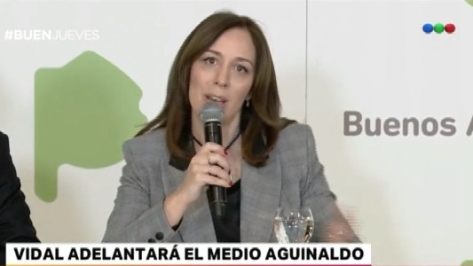 Vidal anunció la suba de asignaciones familiares y jubilaciones