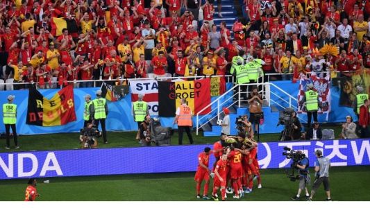 Bélgica le ganó a Inglaterra y se quedó con el primer lugar del grupo G