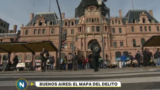 Buenos Aires: el mapa del delito