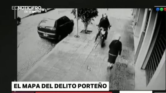 Mapa del delito: creció el robo de motochorros