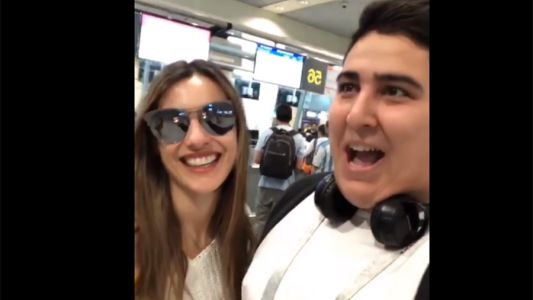 “Traeme la copa Pampu”: el divertido video del "Chapu" Martínez con Pampita y Pico Mónaco