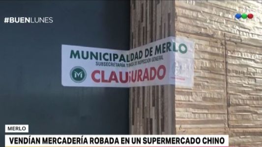 Clausuran supermercado chino que vendía mercadería robada