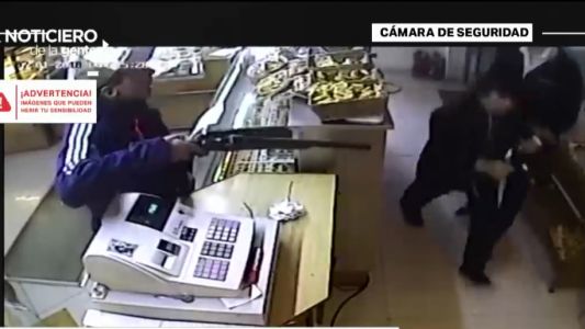 Video: fueron a robar con una escopeta