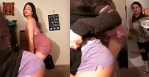 Sorprendió a sus hijas haciendo twerking frente a la cámara y respondió con un "ojotazo"