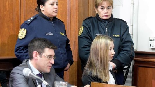 Nahir Galarza fue la última en enterarse de su condena a cadena perpetua