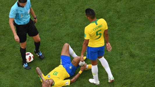 La insólita cantidad de tiempo que Neymar estuvo en el suelo durante los partidos del Mundial