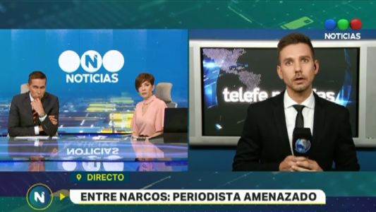 Entre narcos: así amenazaban a nuestro colega de Rosario en vivo