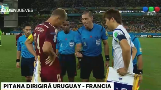 Pitana dirigirá Uruguay - Francia