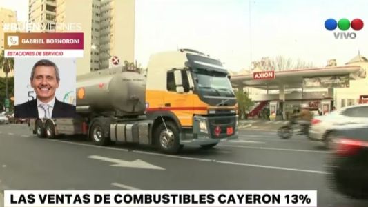 Cayeron las ventas de combustible