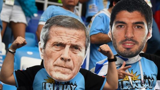 En fotos: la garra charrúa para frenar a Mbappé y Griezmann