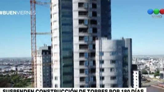 Suspenden la construcción de torres por 180 días