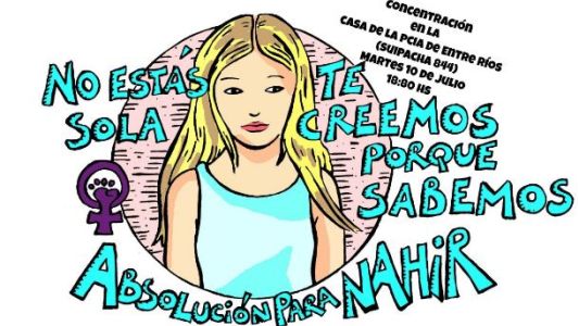 Convocan a una marcha para pedir la liberación de Nahir Galarza