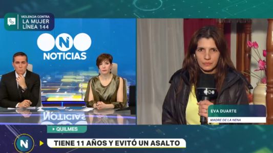 Una nena evitó un robo en su casa