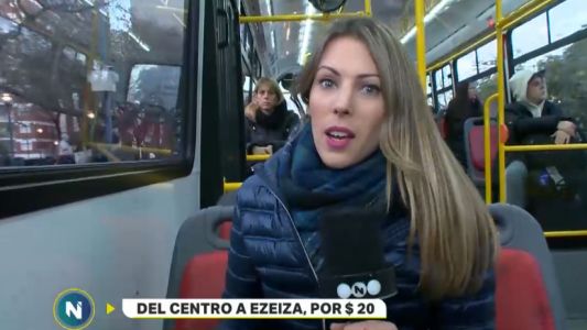 Un colectivo rápido unirá el Aeropuerto de Ezeiza y el centro porteño