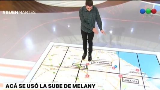 La tarjeta SUBE de Melany Aguiar se siguió usando el fin de semana