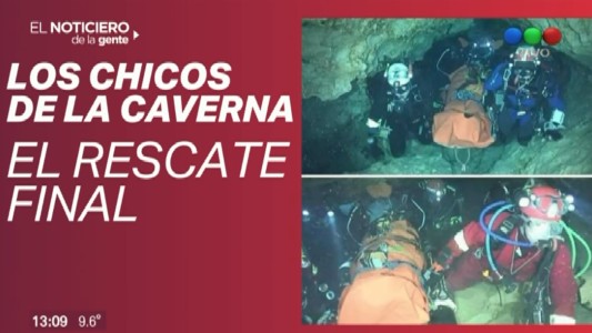 Emoción en Tailandia: ya fueron rescatados los 12 chicos y el entrenador