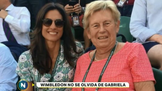Gabriela Sabatini sigue ganando en Wimbledon