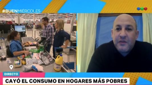 Cayó el consumo en hogares con menos recursos