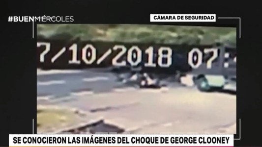 Video: así se accidentó George Clooney en Italia