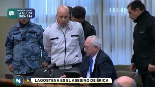 Condenaron a Daniel Lagostena por el crimen de Érica Soriano