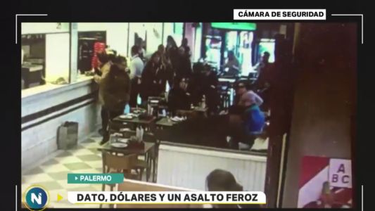 Violento robo en una confitería de Palermo