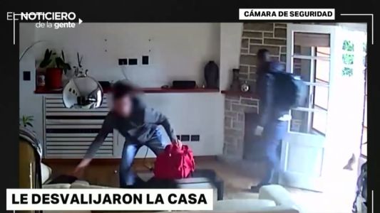"Hay una cámara ahí": los grabaron cuando desvalijaban una casa