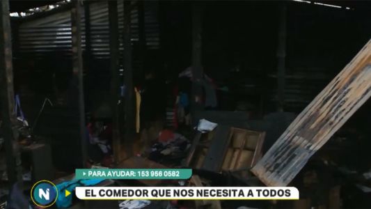 Se incendió un comedor en Berazategui y 70 chicos se quedan sin comer