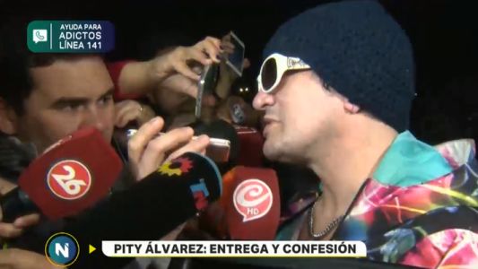 Se entregó Pity Álvarez y explicó: "Lo maté porque era él o yo"