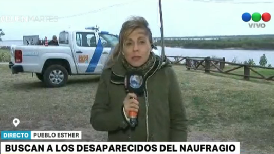Continúa la búsqueda de los tripulantes desaparecidos en el naufragio del río Paraná
