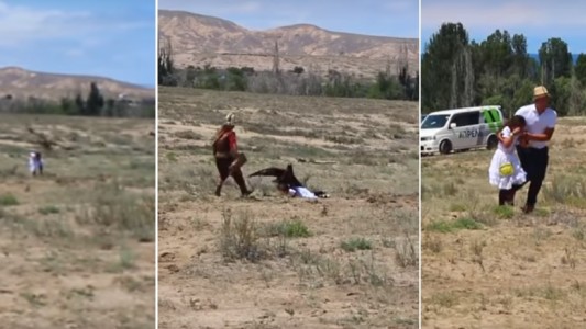 Video: águila atrapó a una nena durante un festival con aves de caza