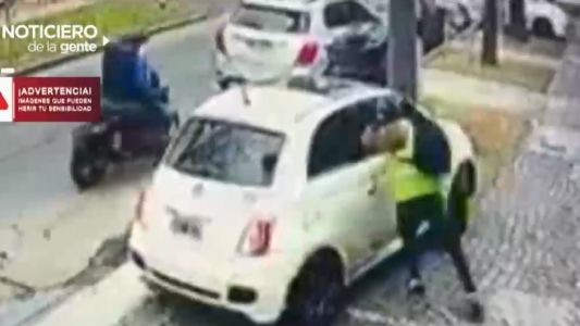 Ataque de motochorros en Castelar