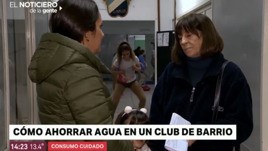 Cómo ahorrar agua en un club de barrio