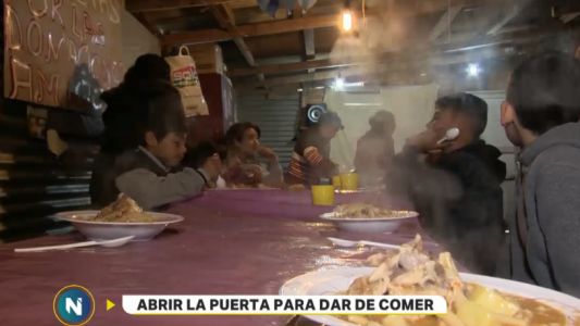 Puso un merendero en el fondo de su casa