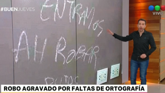 Insólito: robaron en una escuela y dejaron un cartel con faltas de ortografía