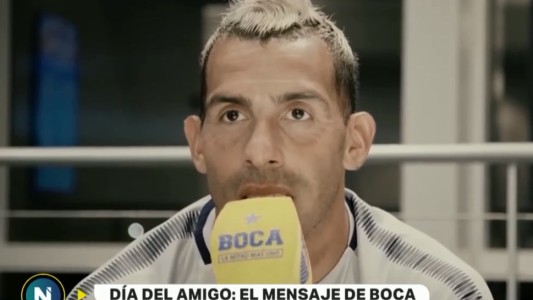 Día del Amigo: el saludo de los jugadores de Boca