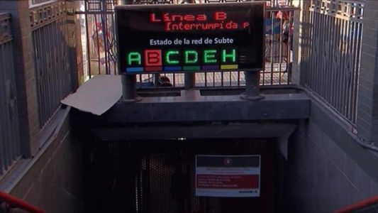 Paro de subtes: la línea B interrumpirá el servicio desde las 21