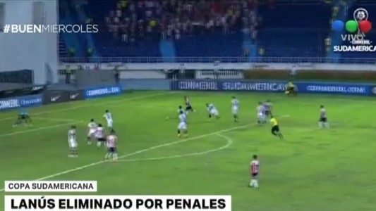 Lanús perdió por penales y quedó eliminado de la Copa Sudamericana