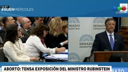El Ministro de Salud defendió el proyecto de aborto legal en el Senado