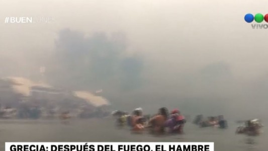 Grecia: entre las llamas y el mar